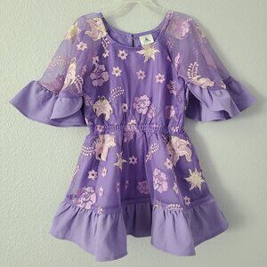 Disney Rapunzel inspired purple embroidered dress lavender size 5/6